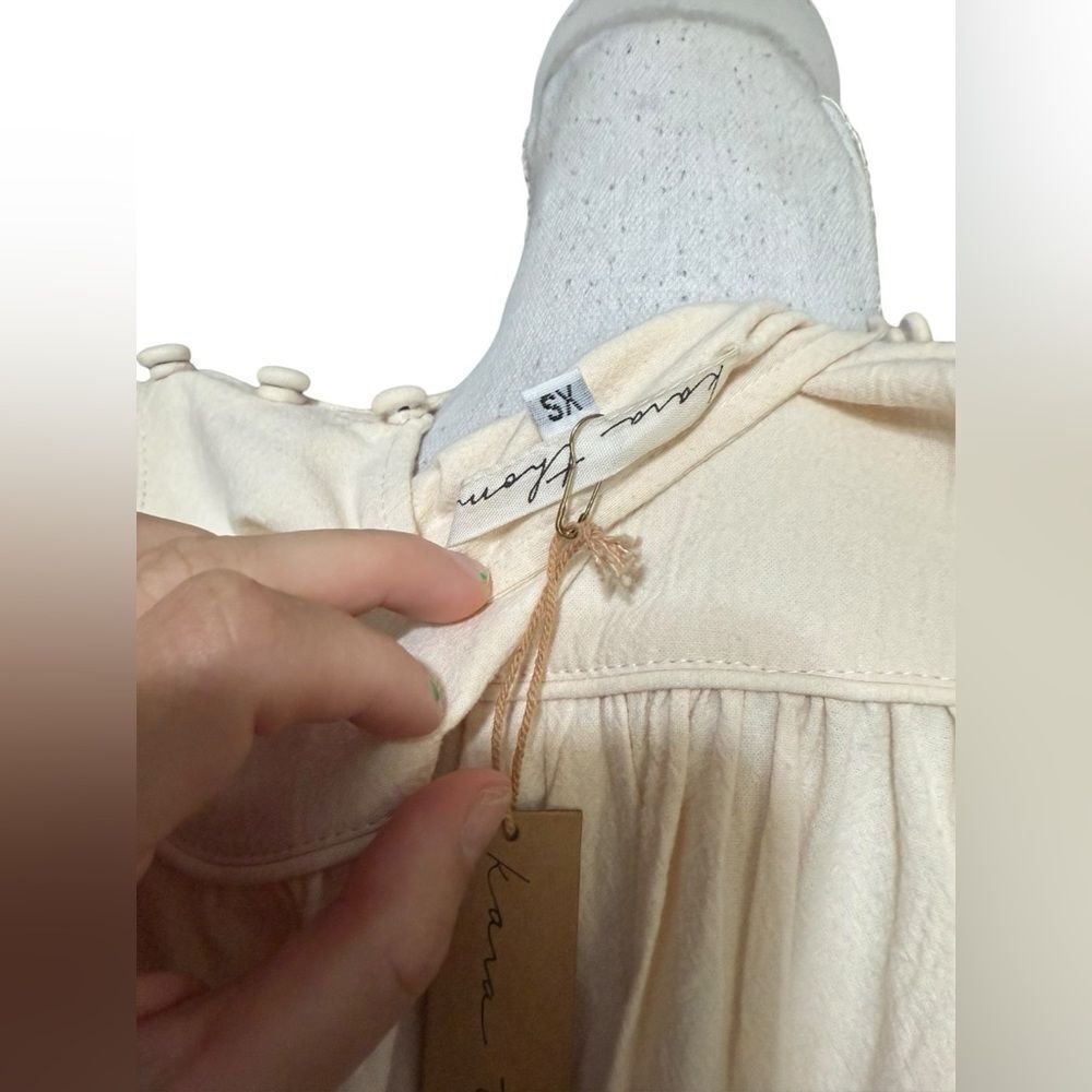 Kara‎ Thoms Women's The aster Dress Khaki Size XS - Picture 7 of 7